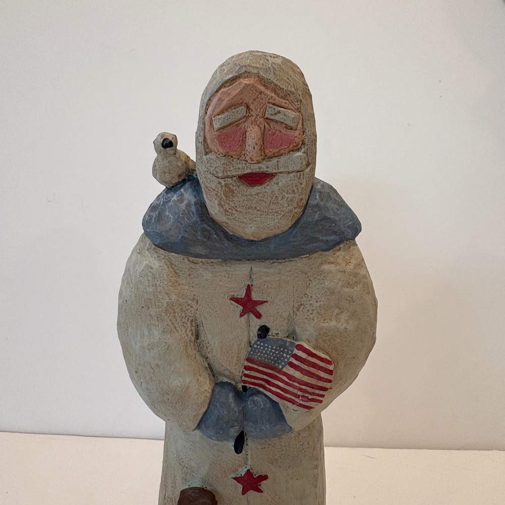 Great American Collectors Guild 1993 William Gats Lancy Baseball Santa 10 inch